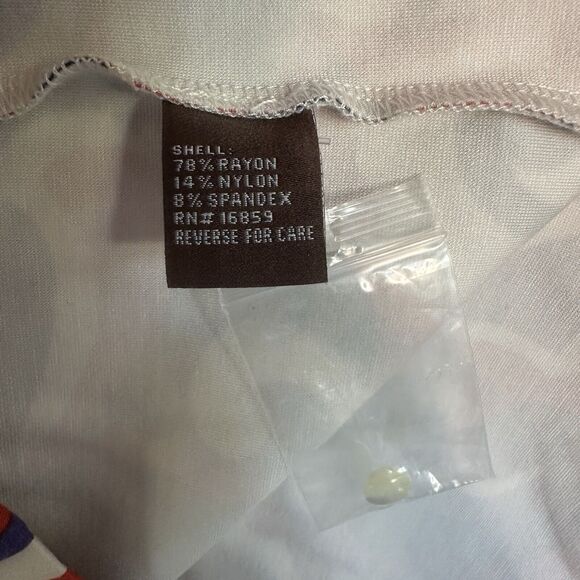 NWOT J. McLaughlin Abstract Print Midi Shift Dress Half Sleeve Pockets Small - Picture 5 of 9